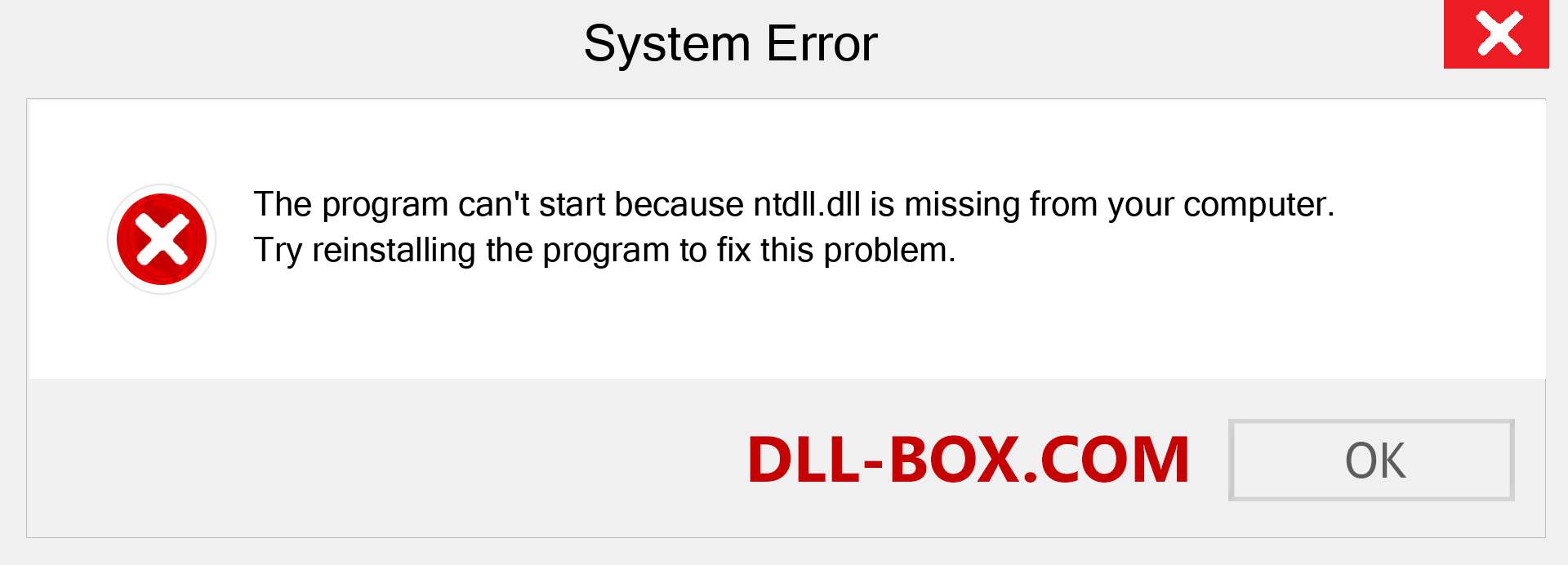  ntdll.dll file is missing?. Download for Windows 7, 8, 10 - Fix  ntdll dll Missing Error on Windows, photos, images